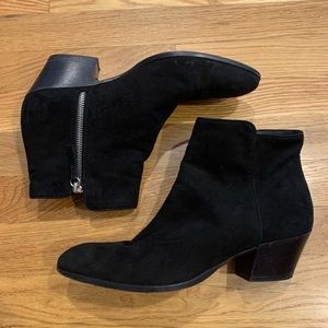 Barney’s New York Real Italian Suede Booties